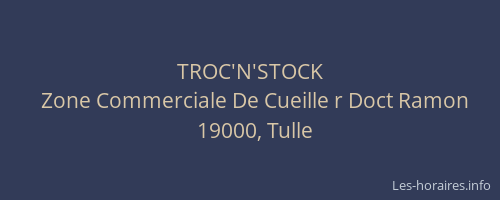 TROC'N'STOCK