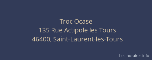 Troc Ocase
