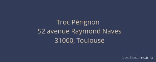 Troc Pérignon