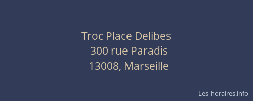Troc Place Delibes