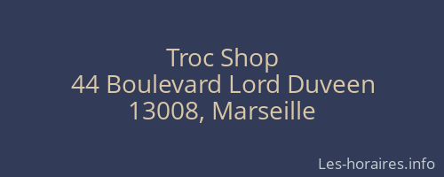 Troc Shop