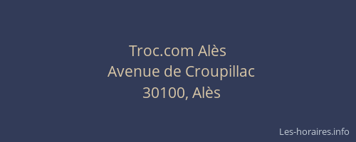 Troc.com Al&egrave;s