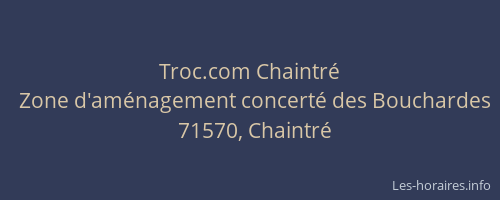 Troc.com Chaintr&eacute;