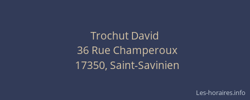 Trochut David