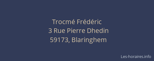 Trocmé Frédéric