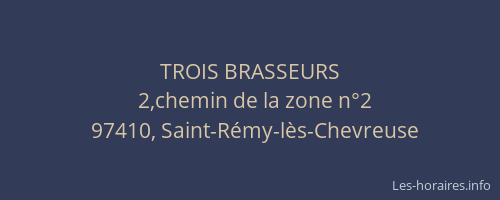 TROIS BRASSEURS