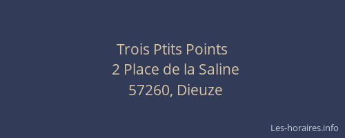 Trois Ptits Points
