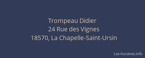 Trompeau Didier