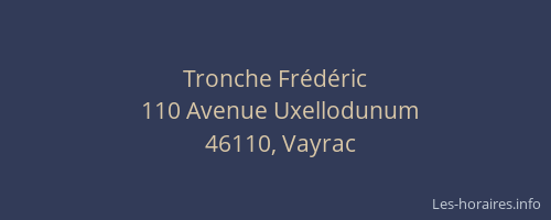 Tronche Fr&eacute;d&eacute;ric