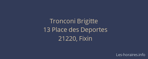 Tronconi Brigitte