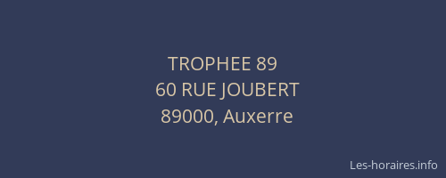 TROPHEE 89