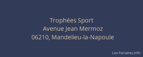 Trophées Sport