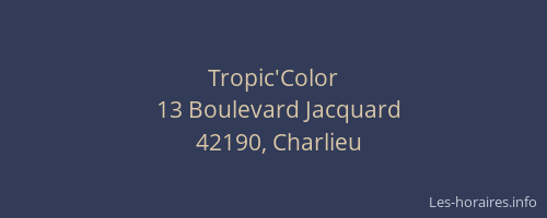 Tropic'Color