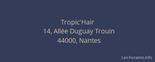 Tropic'Hair