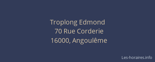 Troplong Edmond