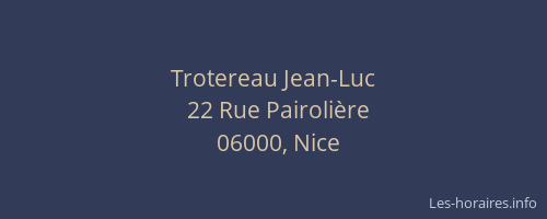 Trotereau Jean-Luc
