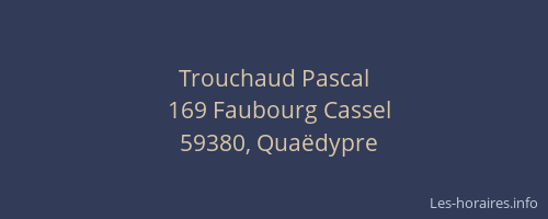 Trouchaud Pascal