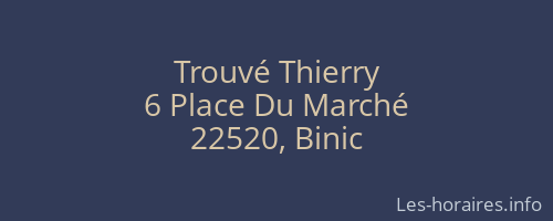 Trouvé Thierry