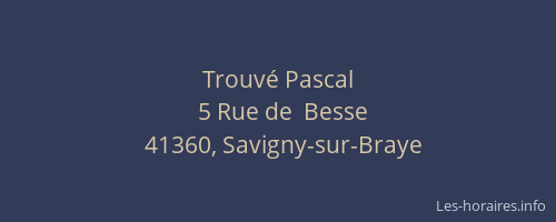 Trouv&eacute; Pascal