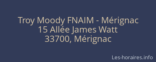 Troy Moody FNAIM - Mérignac