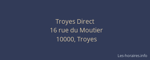 Troyes Direct