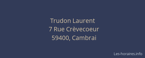 Trudon Laurent