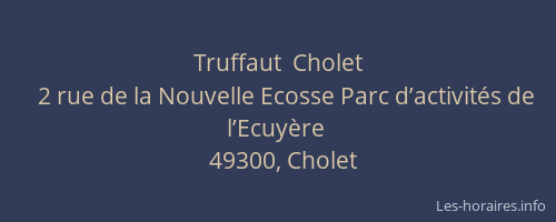 Truffaut  Cholet