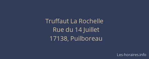 Truffaut La Rochelle
