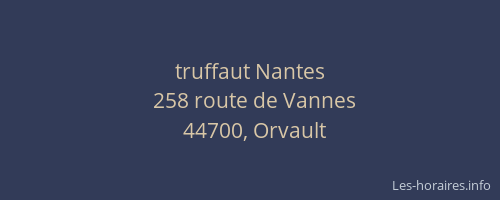 truffaut Nantes