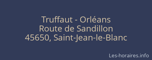 Truffaut - Orléans