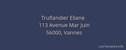 Truflandier Eliane