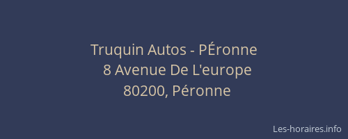 Truquin Autos - PÉronne