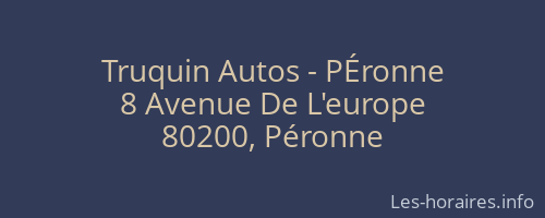 Truquin Autos - PÉronne