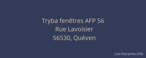 Tryba fen&ecirc;tres AFP 56