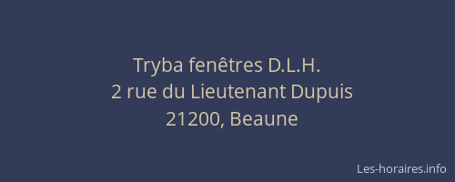Tryba fenêtres D.L.H.