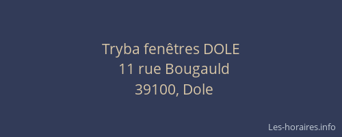 Tryba fen&ecirc;tres DOLE