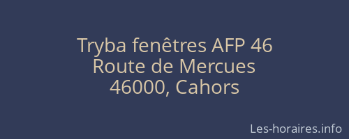 Tryba fenêtres AFP 46