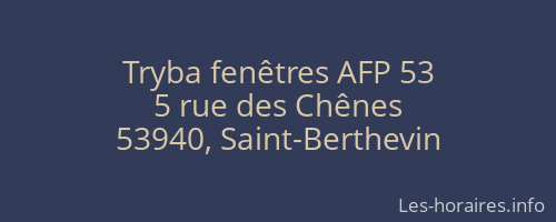Tryba fenêtres AFP 53