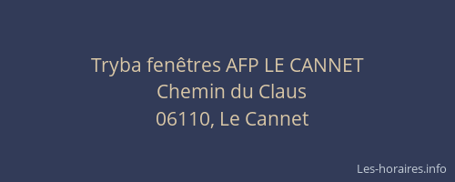Tryba fenêtres AFP LE CANNET