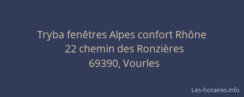 Tryba fenêtres Alpes confort Rhône