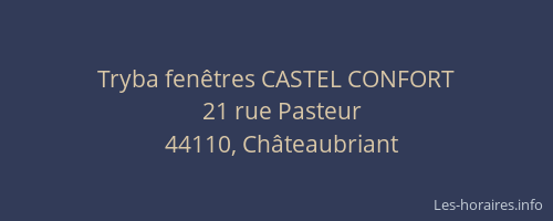 Tryba fenêtres CASTEL CONFORT