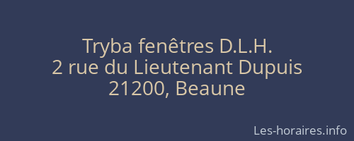 Tryba fenêtres D.L.H.