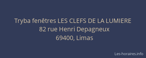 Tryba fenêtres LES CLEFS DE LA LUMIERE