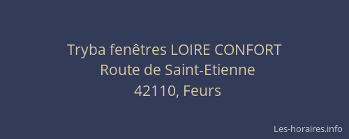 Tryba fenêtres LOIRE CONFORT