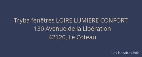 Tryba fenêtres LOIRE LUMIERE CONFORT