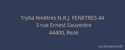 Tryba fenêtres N.R.J. FENETRES 44