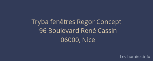 Tryba fenêtres Regor Concept