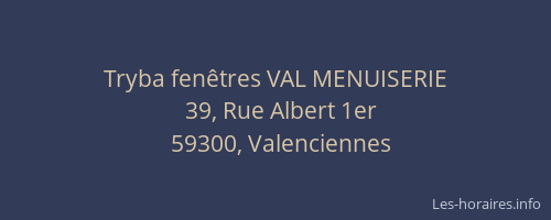 Tryba fenêtres VAL MENUISERIE