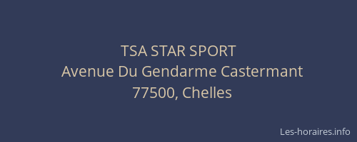 TSA STAR SPORT
