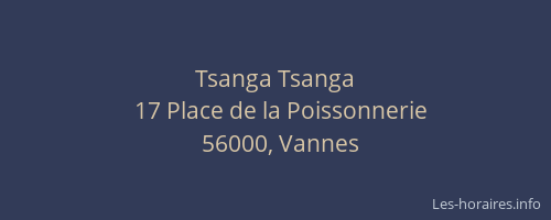 Tsanga Tsanga